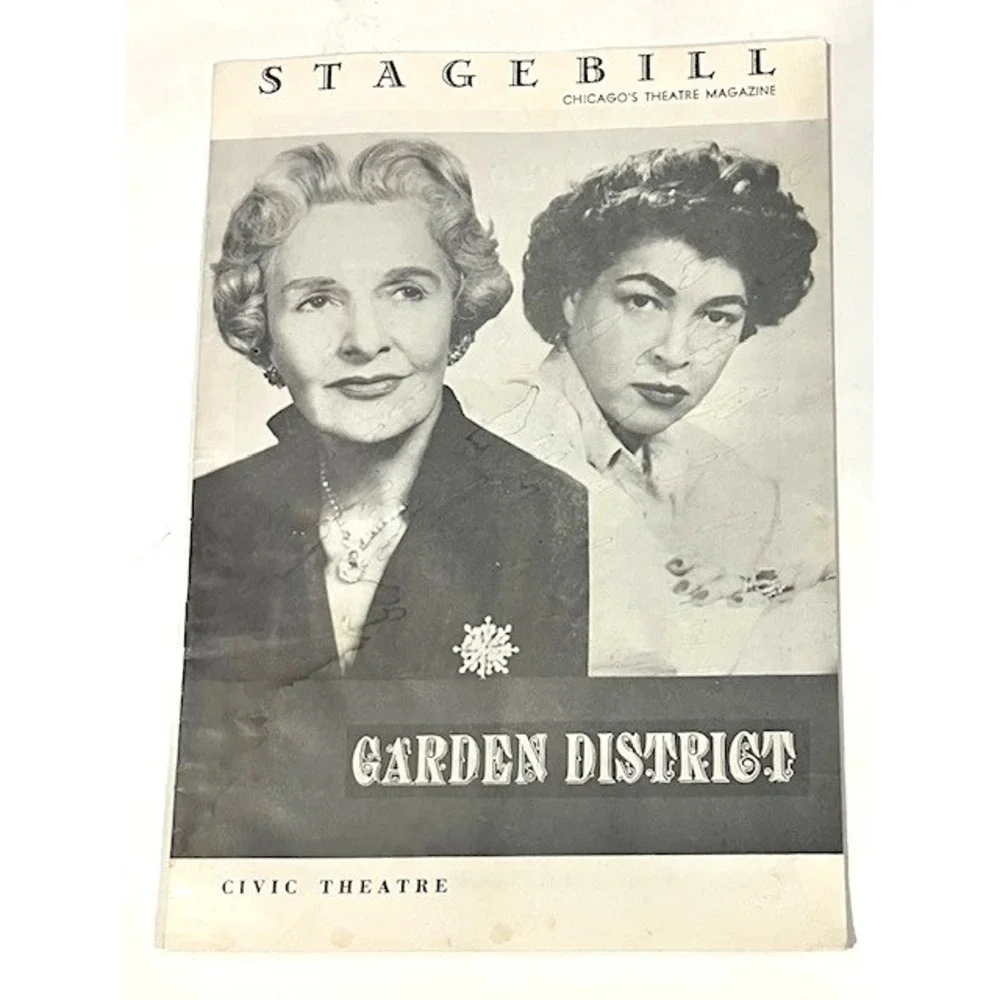 Lot of 4 Vintage 1950's Chicago Stagebill   